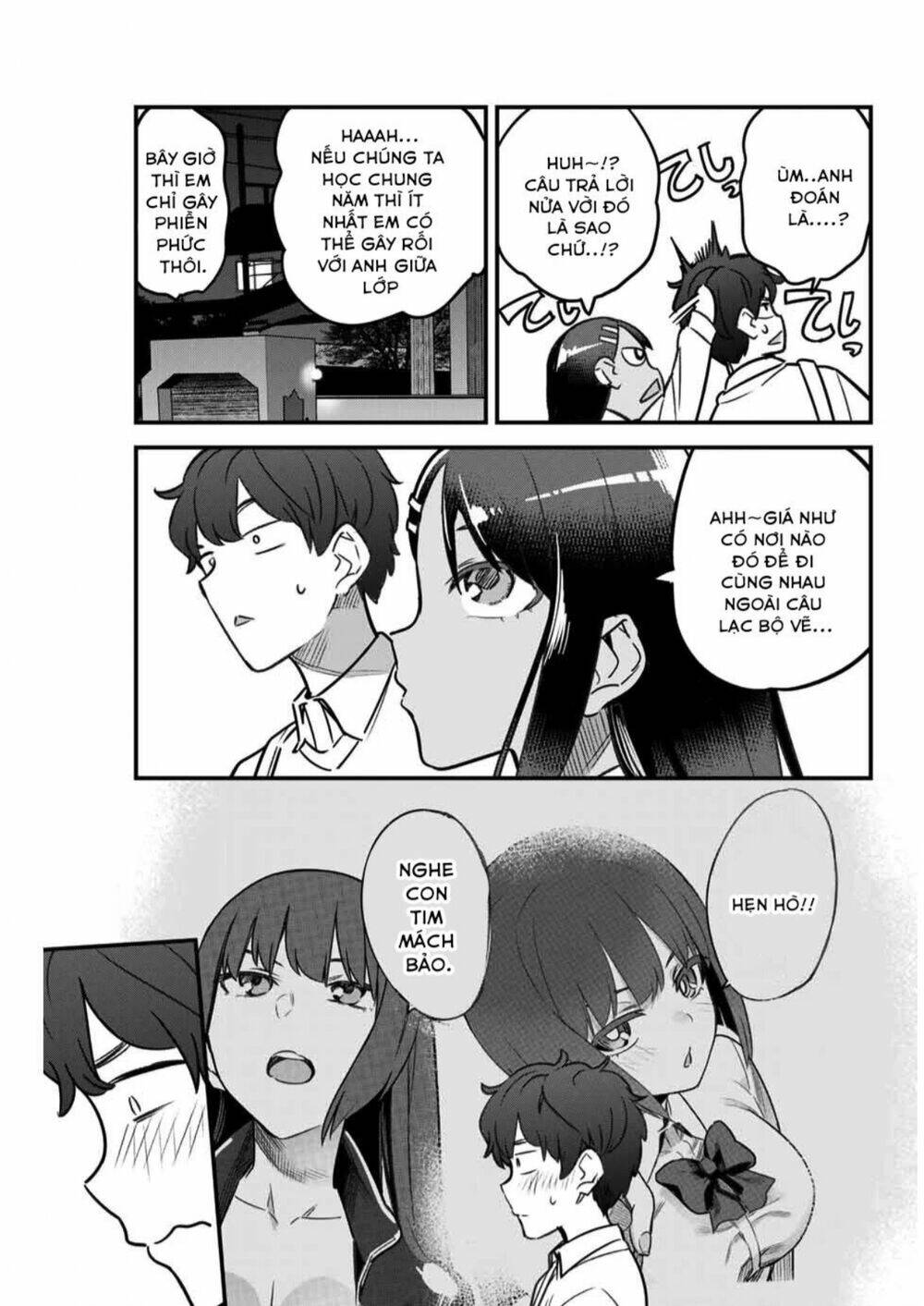 please don't bully me - nagatoro-san chapter 85: anh cảm thấy cô đơn khi không có em bên cạnh phải không, senpai? - Trang 2