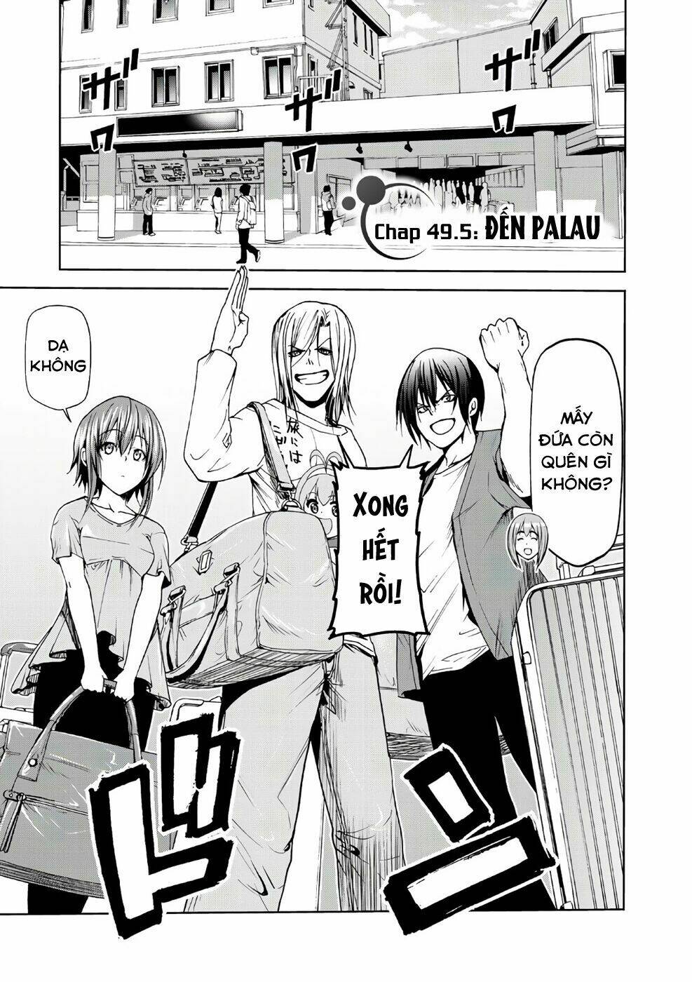 cô gái thích lặn - grand blue chapter 49.5 - Trang 2